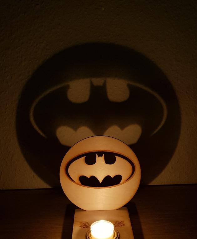 Schattenwurf Motiv Batman